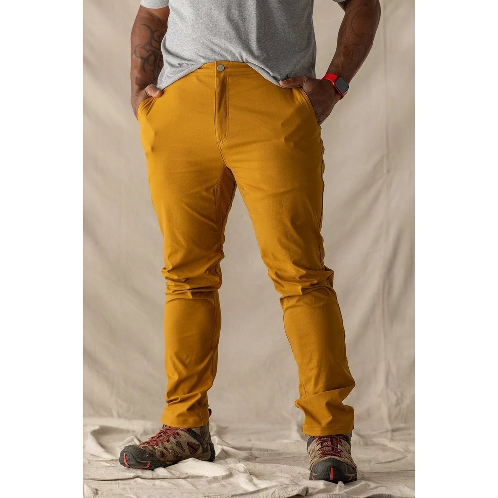 LIVSN Men's Ecotrek Trail Pants Caramel Size 40x30 NWT ($139 Retail)